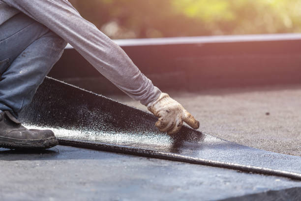 Professional Waterproofing technician working in Plainfield, NJ